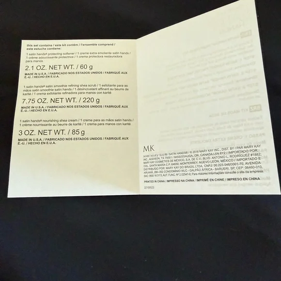 Mary Kay Satin Hands Pampering Set Fragrance Free - Picture 4 of 4